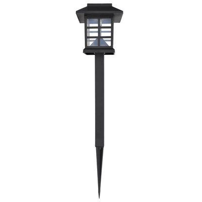 Outdoor Solar Lamp Led Light Set 12 Pcs With Spike 8.6 X 8.6 X 38 Cm
