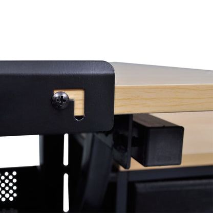 Three Drawers Drawing Table With Stool