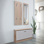 And White 3-In-1 Wooden Shoe Cabinet Set