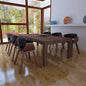 Dining Chair Bent Wood And Faux Leather