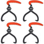 4 Pcs Log Tongs With Pvc Handle