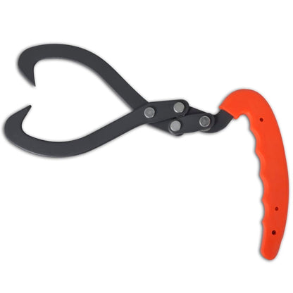4 Pcs Log Tongs With Pvc Handle