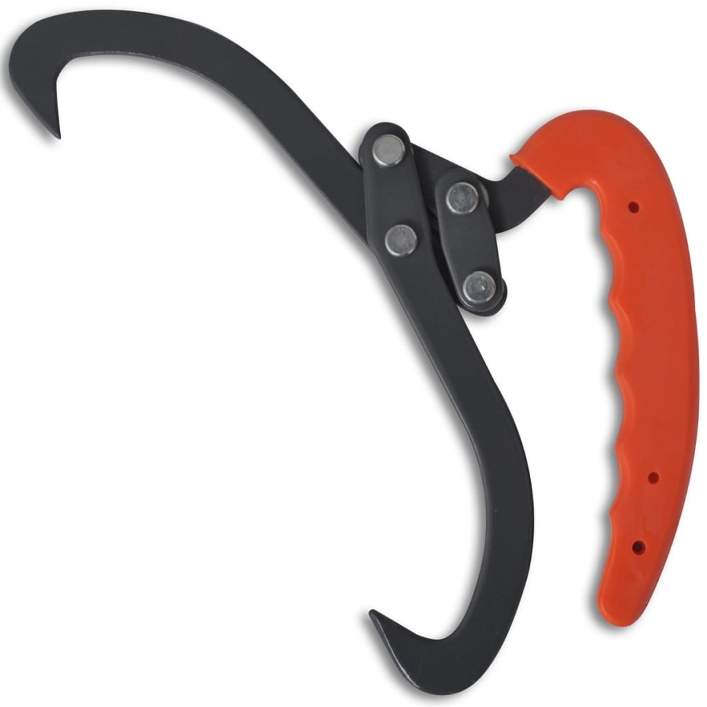 4 Pcs Log Tongs With Pvc Handle