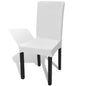 6 Pcs Straight Stretchable Chair Cover