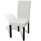 6 Pcs Straight Stretchable Chair Cover