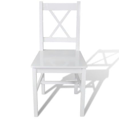 Dining Chairs 2 Pcs Pinewood