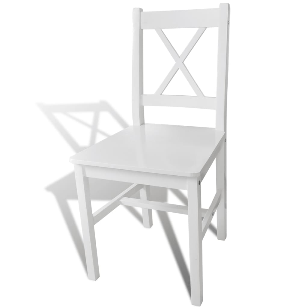 Dining Chairs 2 Pcs Pinewood