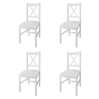 Dining Chairs 2 Pcs Pinewood