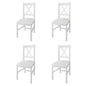 Dining Chairs 2 Pcs Pinewood