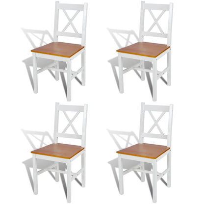 Dining Chairs 2 Pcs Pinewood