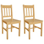 Dining Chairs 2 Pcs Pinewood