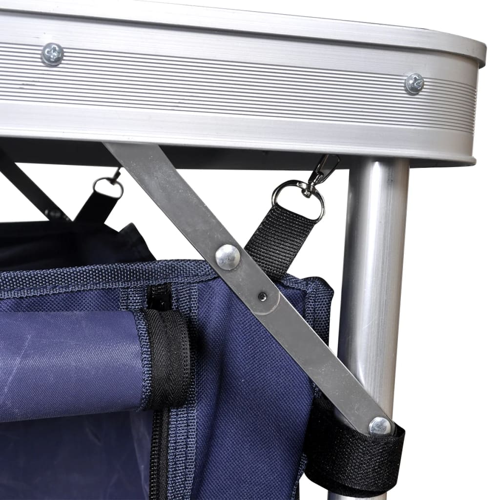Foldable Camping Cupboard With Aluminium Frame