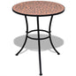 Bistro Table And White 60 Cm Mosaic