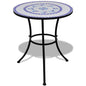 Bistro Table And White 60 Cm Mosaic