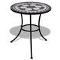 Bistro Table And White 60 Cm Mosaic
