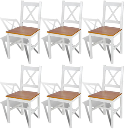 Dining Chairs 2 Pcs Pinewood