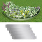 Lawn Fences 5 Pcs Galvanised Steel