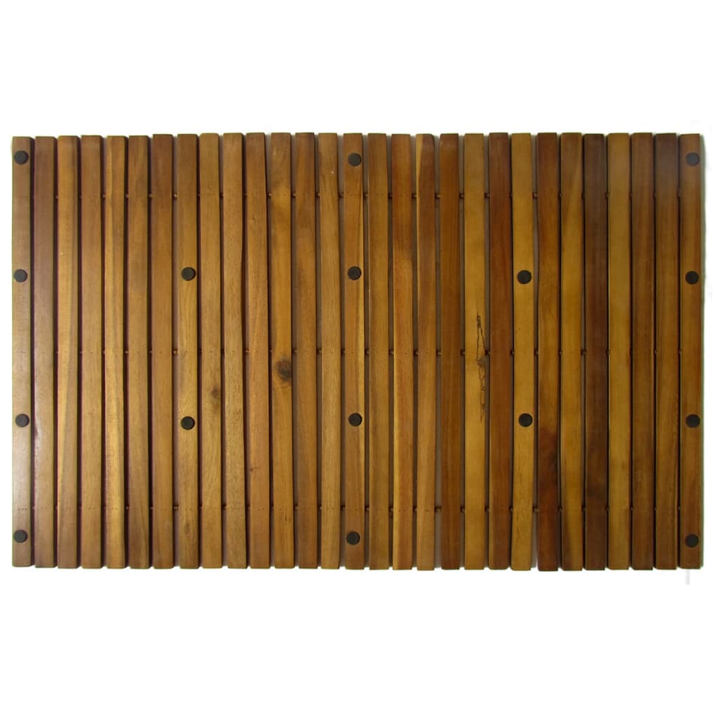 2 Pcs Acacia Bath Mat