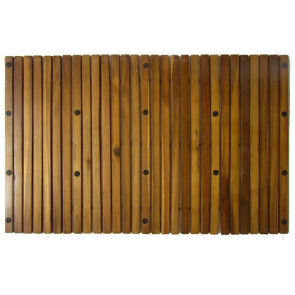 2 Pcs Acacia Bath Mat