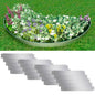 Lawn Fences 5 Pcs Galvanised Steel