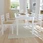 Dining Chairs 6 Pcs Solid Wood And Velvet