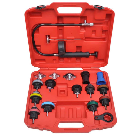 18 Pcs Radiator Pressure Tester Kit