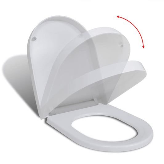 Soft-Close Toilet Seat With Quick-Release Design Square