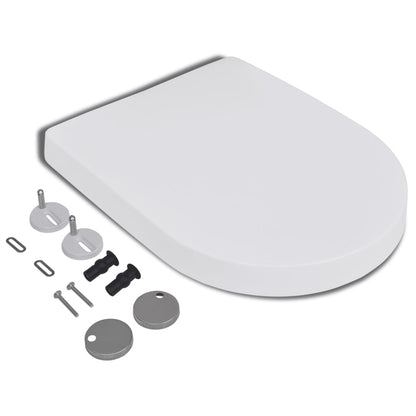 Soft-Close Toilet Seat With Quick-Release Design Square