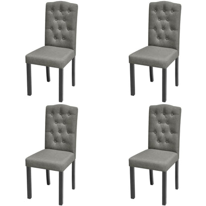Dining Chairs 4 Pcs Fabric