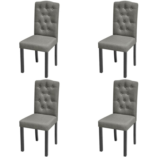Dining Chairs 4 Pcs Fabric