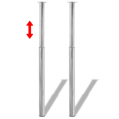 Telescopic Table Legs 2 Pcs 710 Mm-1100 Mm