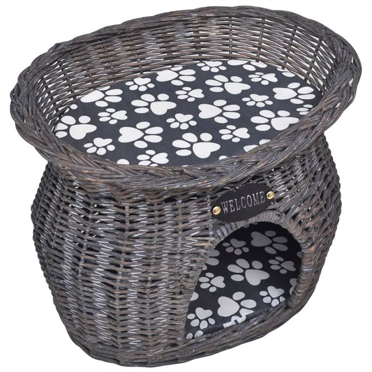 Willow Cat Tree Pet House/Bed/Scratching Post With Cushion