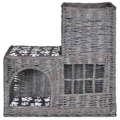 Willow Cat Tree Pet House/Bed/Castle/Scratching Post With Cushion