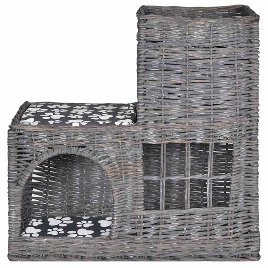 Willow Cat Tree Pet House/Bed/Castle/Scratching Post With Cushion