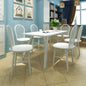 Dining Chairs 6 Pcs Solid Rubber Wood
