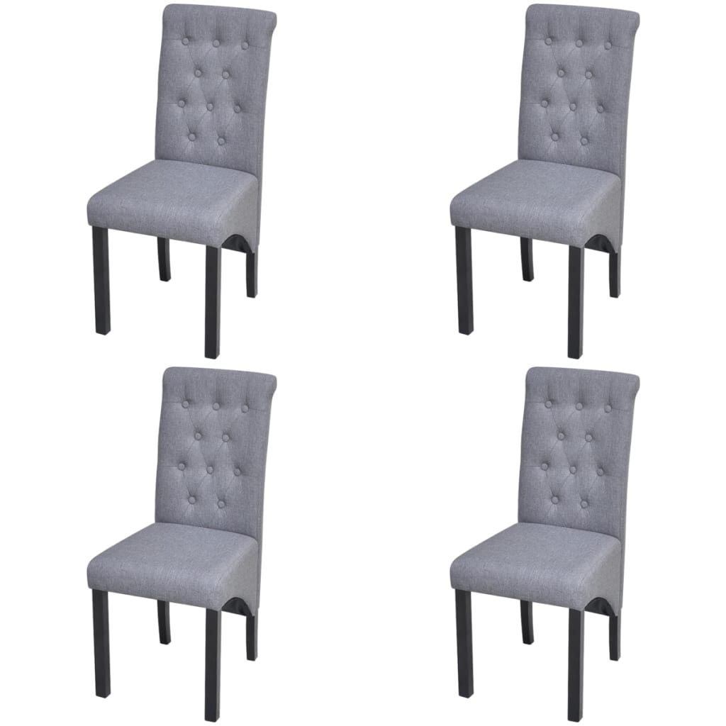 Dining Chairs 2 Pcs Fabric