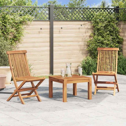 Folding Garden Chairs 6 Pcs Solid Teak Wood