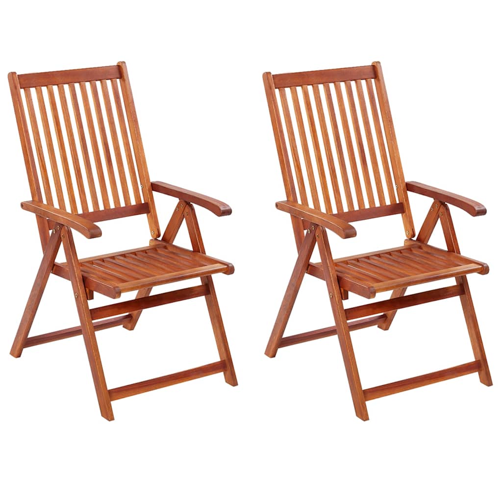 Folding Garden Chairs 4 Pcs Solid Acacia Wood