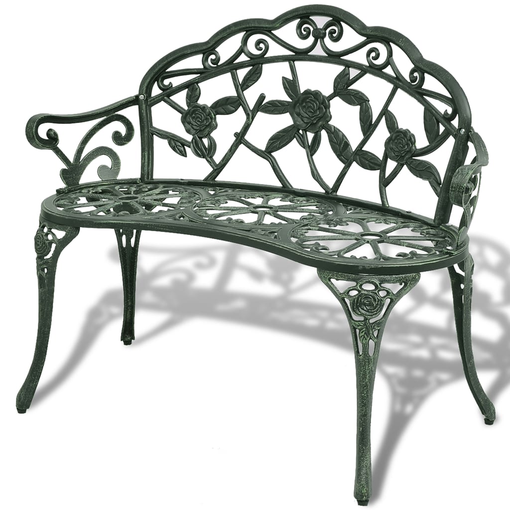 Garden Bench 99 Cm Cast Aluminium