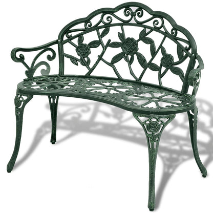Garden Bench 99 Cm Cast Aluminium