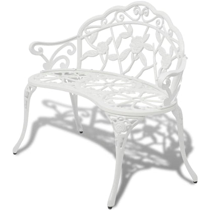 Garden Bench 99 Cm Cast Aluminium