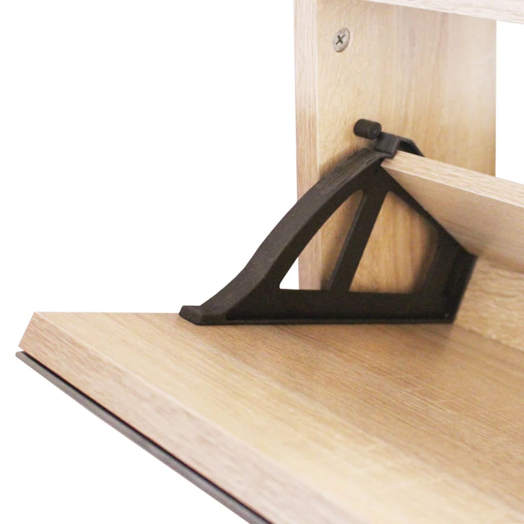 Shoe Cabinet 2-Layer Mirror 63X17X