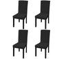 6 Pcs Straight Stretchable Chair Cover
