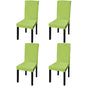 6 Pcs Straight Stretchable Chair Cover
