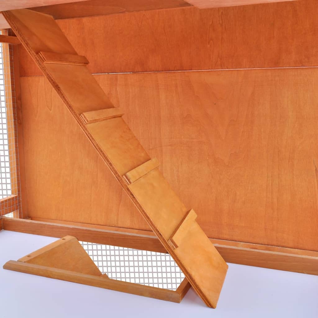 Outdoor Rabbit Hutch Wooden Cage 3 Layers