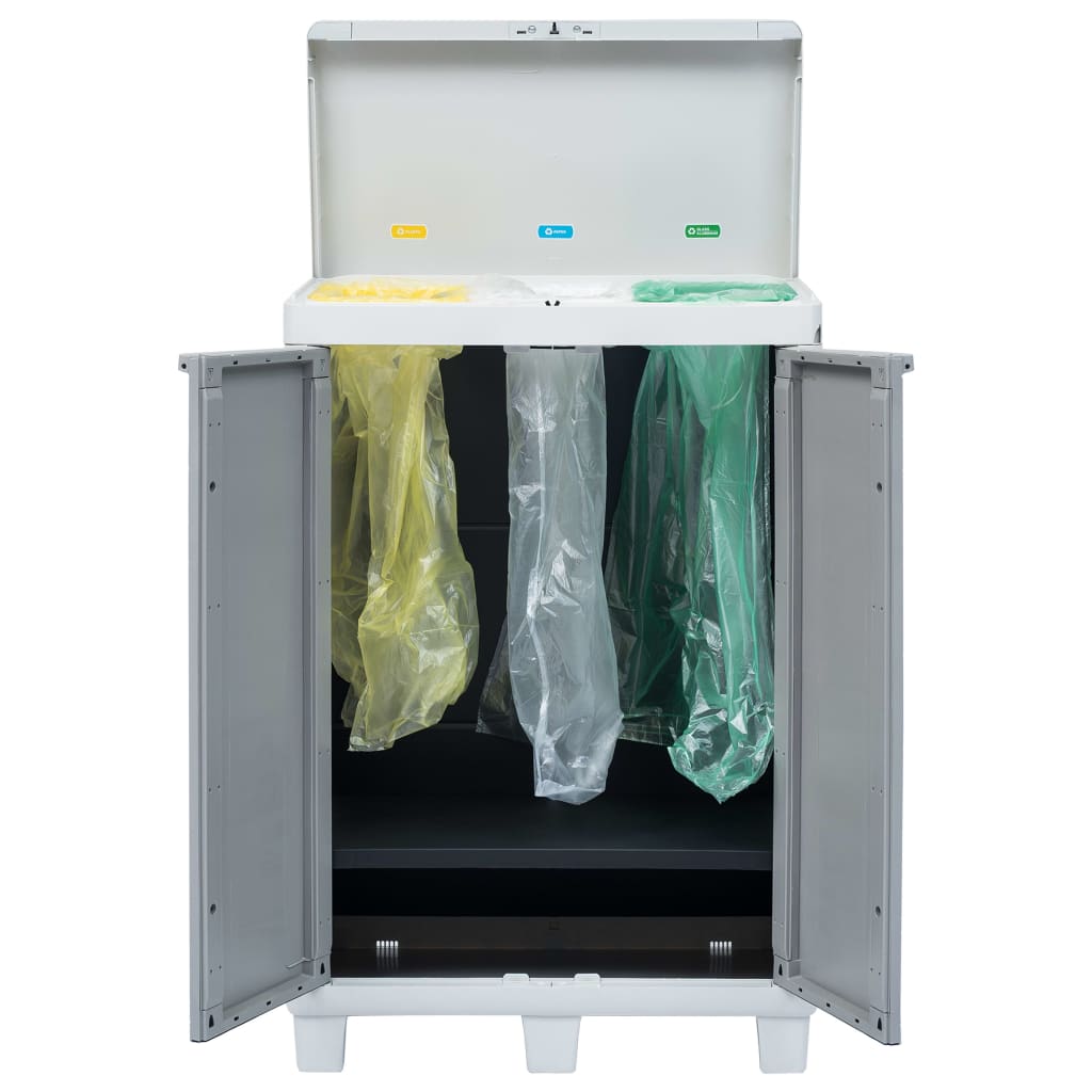 Garden Dustbin With 3 Bags 65X38X102 Cm