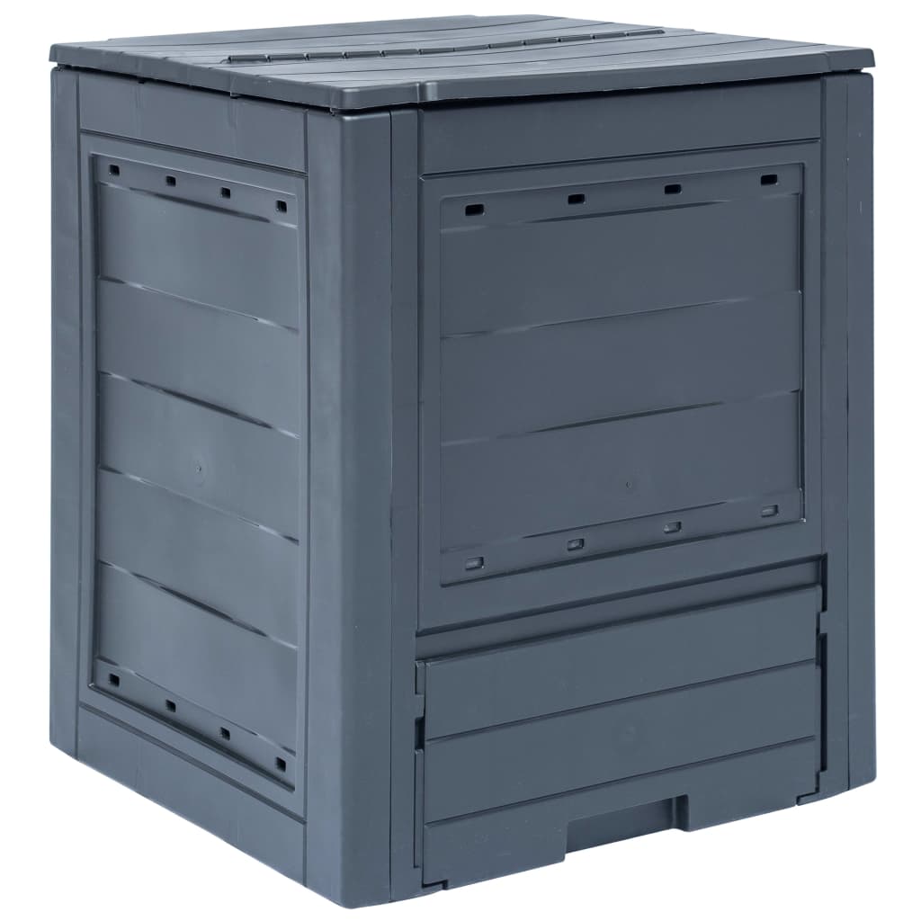 Garden Composters 2 Pcs Grey 60X60X73 Cm