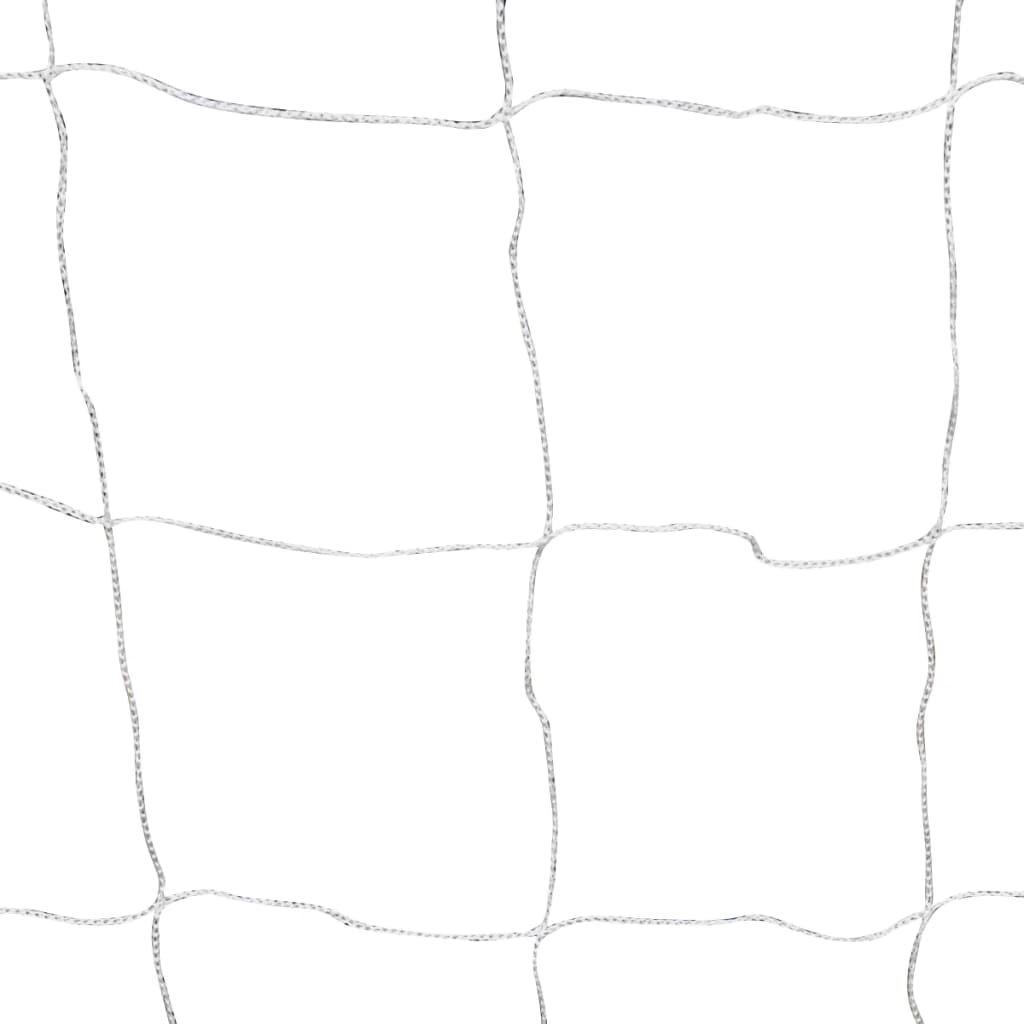 Football Goals 2 Pcs With Nets 182X61X122 Cm Steel White