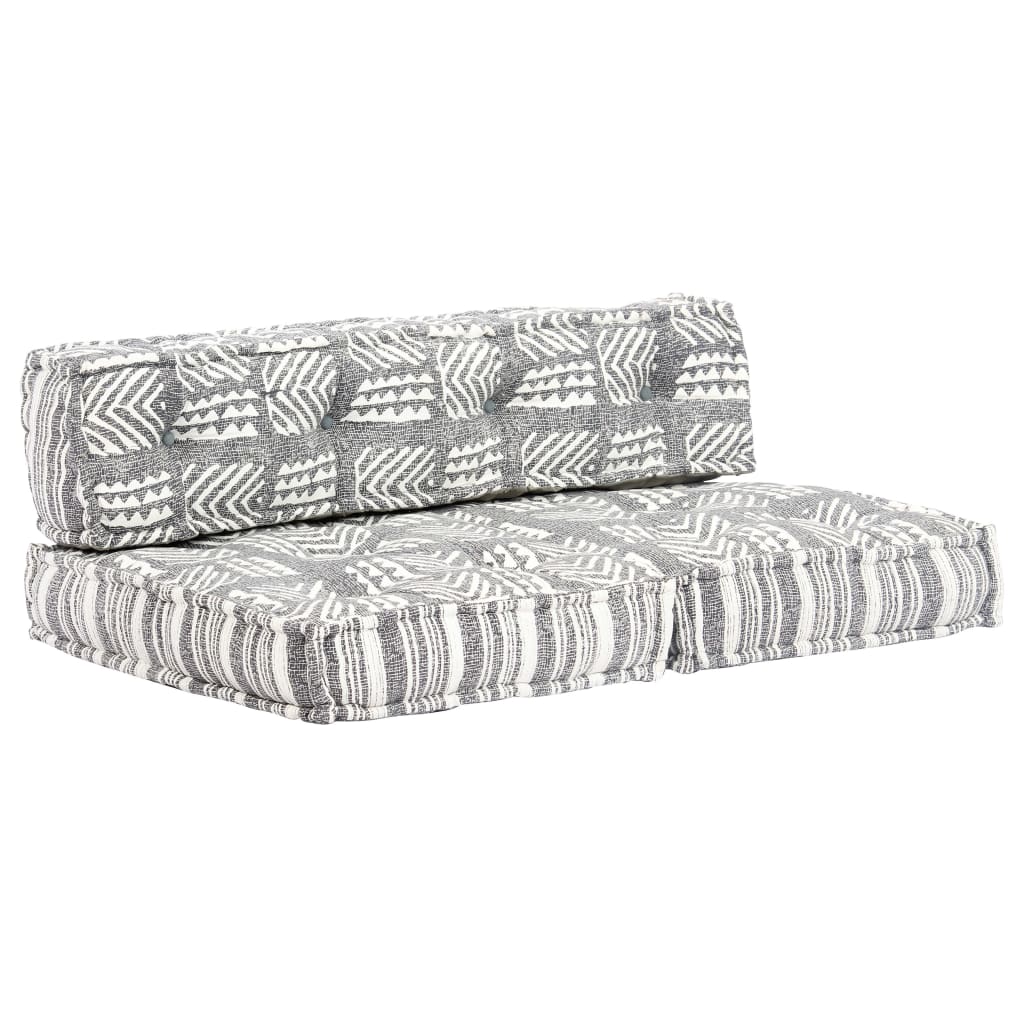 3-Seater Modular Pouffe Fabric