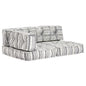 3-Seater Modular Pouffe Fabric